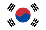 An image representing South Korea country flag